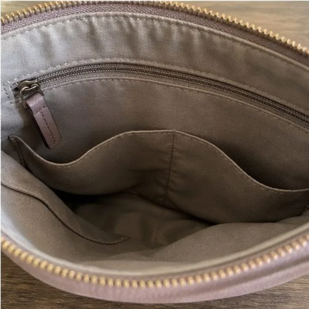 Burgundy Quilted Crossbody Bag